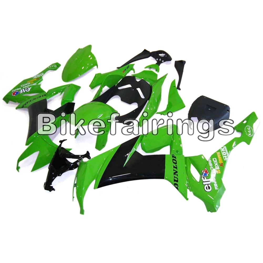

Fit For ZX10R 2008 2009 2010 ZX-10R 08 09 10 Motorcycles Body Frames Green and Black Upper Cowlings zx10r Covers