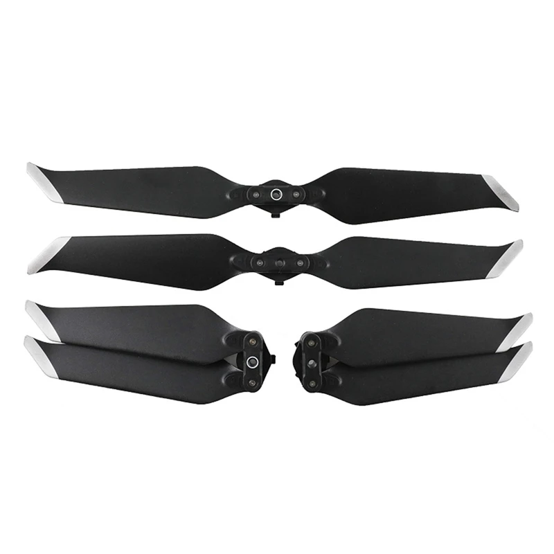 

2 пары малошумных Быстросъемных пропеллеров для DJI Mavic Pro или Mavic Pro Platinum, серебряные полосы 8331