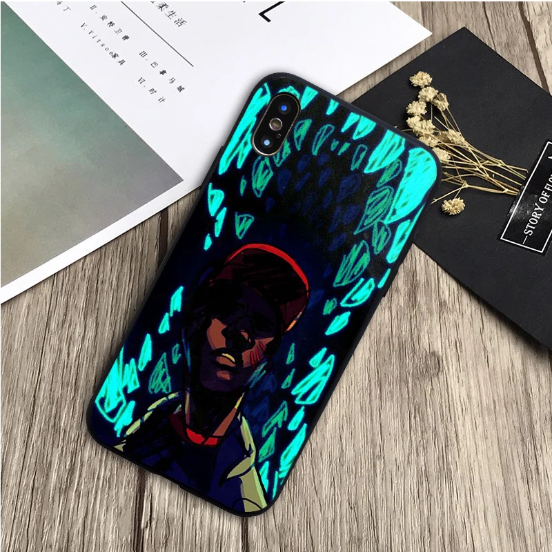 Атака на блок Черный силиконовый чехол для мобильного телефона iPhone 12 XR XS Макс 5 5S SE