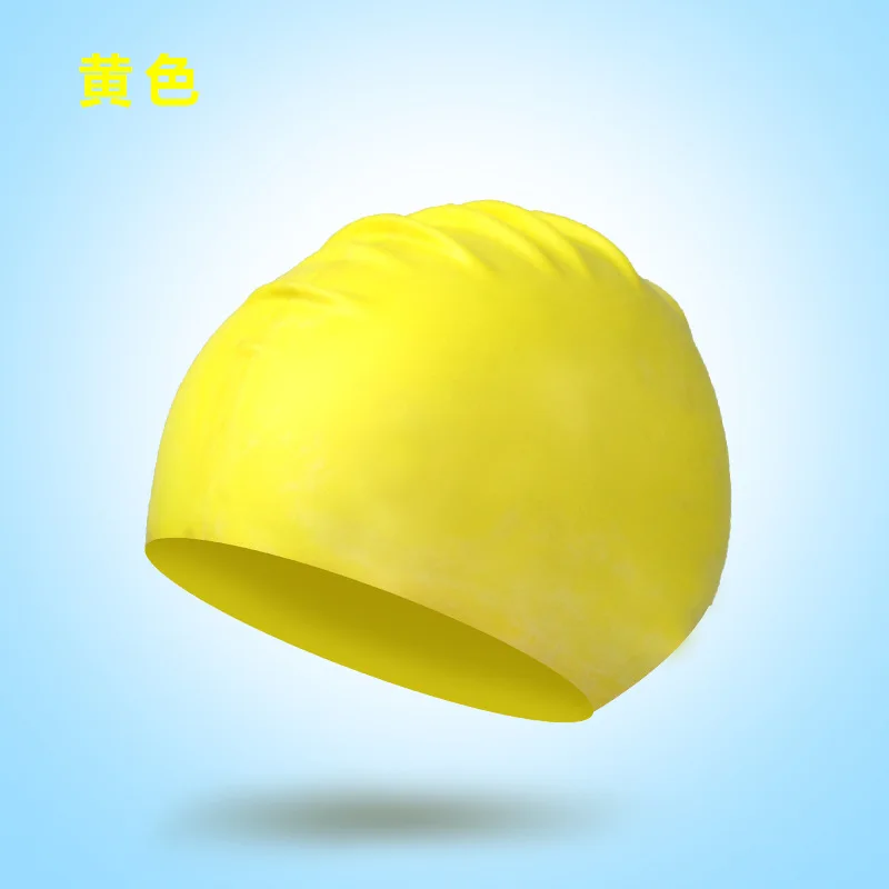 2021 силиконовая шапочка для плавания взрослых однотонная резиновая мужчин женщин