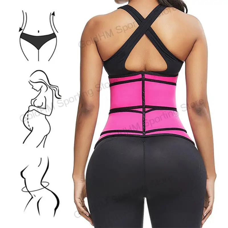 

Женский тренировочный пояс для похудения, неопреновый корректирующий пояс для тела, моделирующий корсет для живота и пота, корректирующий ...