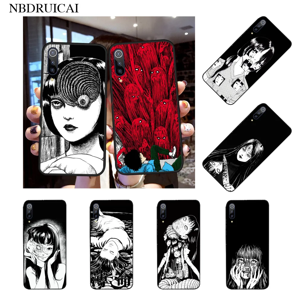 NBDRUICAI Junji Ito Tees Horror Мягкий силиконовый чехол для телефона из ТПУ Для Xiaomi 8 9 se 5X Redmi 6pro