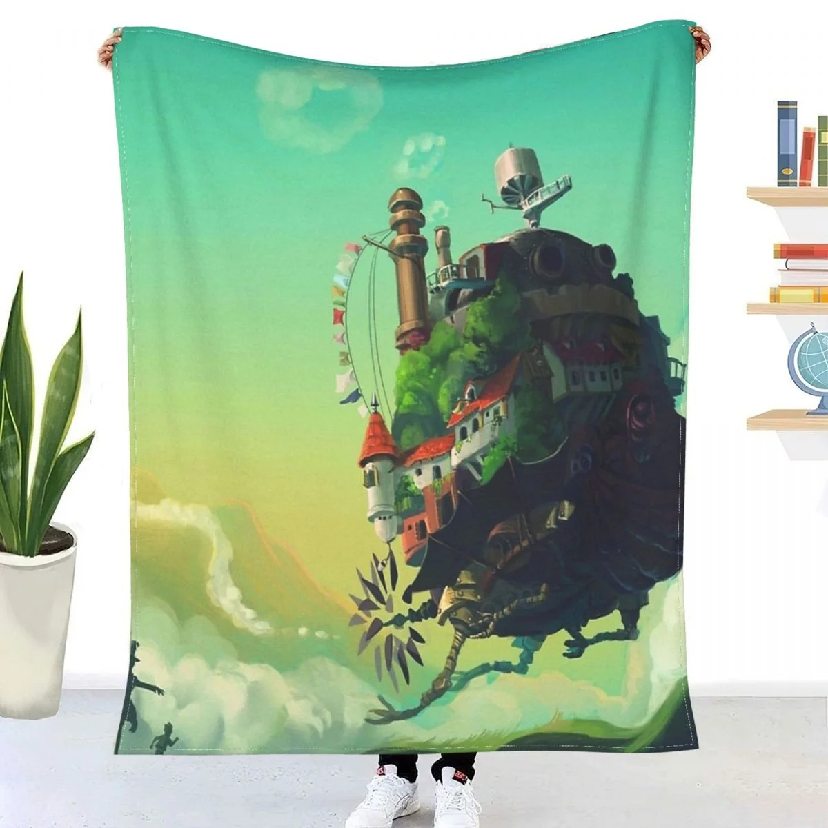 

Anime Movie Landscape Throw Blanket Sheets on the bed blanket/ on the sofa decorative bedspreads for children throw