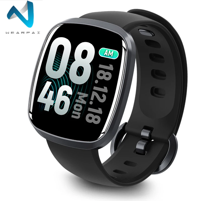 Wearpai GT103 Смарт-часы водонепроницаемые пульсометр кровяное давление фитнес-трекер монитор сна сенсорный смарт-браслет