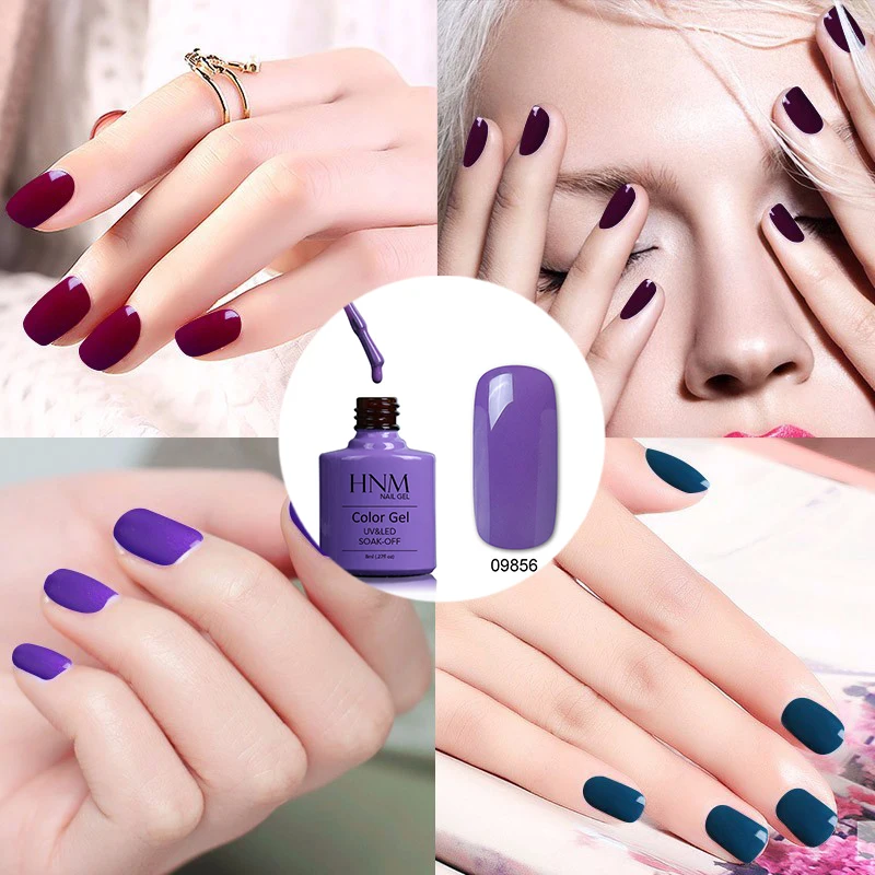 HNM 8 мл гель для ногтей долговечный УФ светодиодный Гель лак 1 шт. впитывающий 79