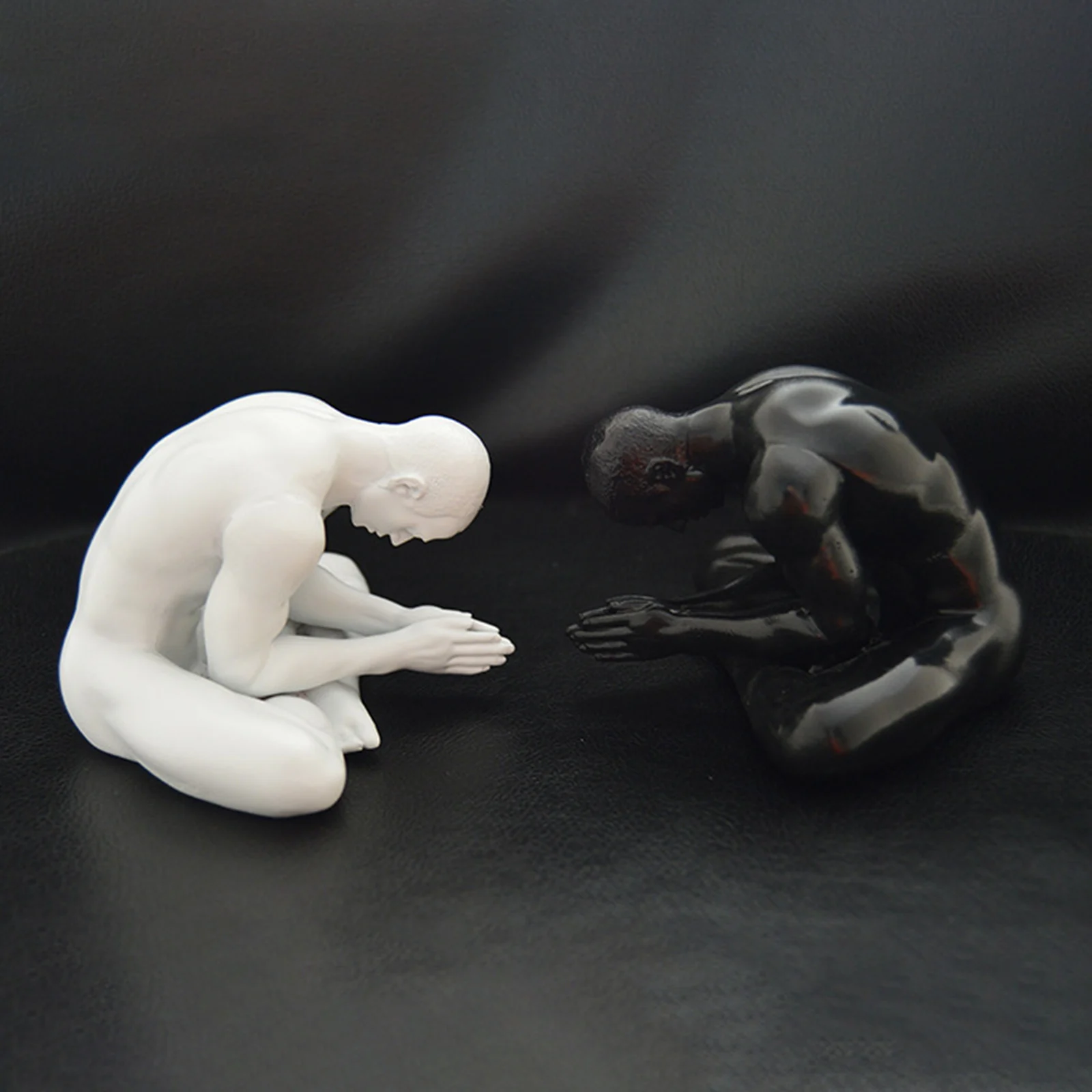 

Man Statues Devout Resin Crafts Tabletop Figurine Sculpture Decor