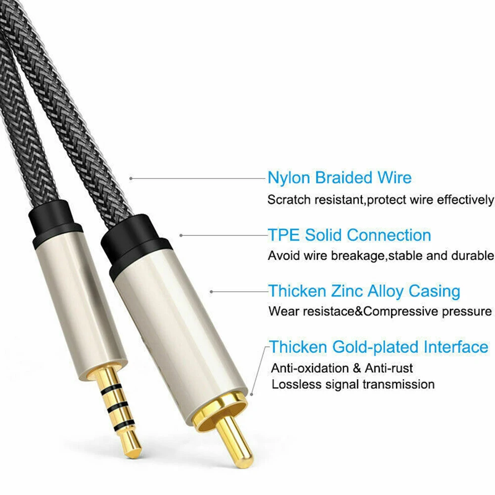 

For HDTV Audio Digital HDTV Audio Cable Coaxial audio Video cable Nylon braided