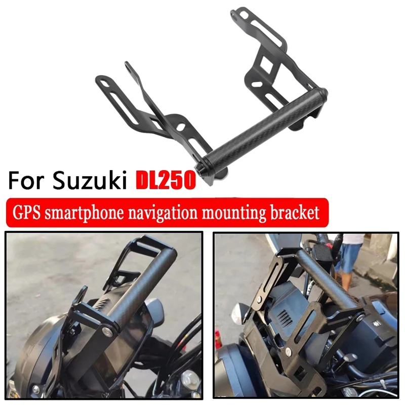 

Motorcycle Windshield Lift Adjustment GPS Navigation Mobile Phone Bracket for Suzuki DL250 Versys DL 250