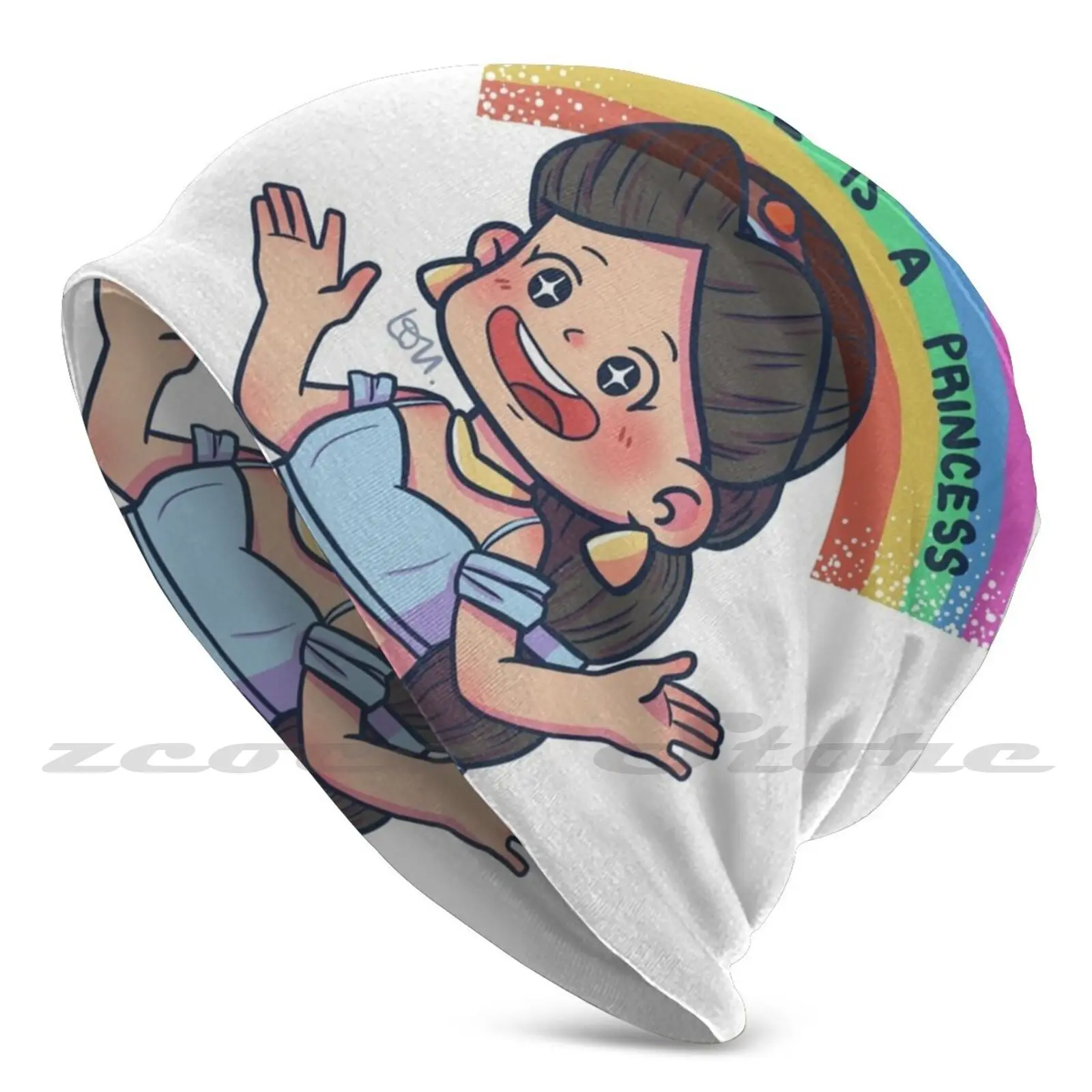 

Вязаная шапка «Все принцессы» (Starkid), эластичная мягкая Кепка с индивидуальным рисунком в подарок, Starkid Team Starkid