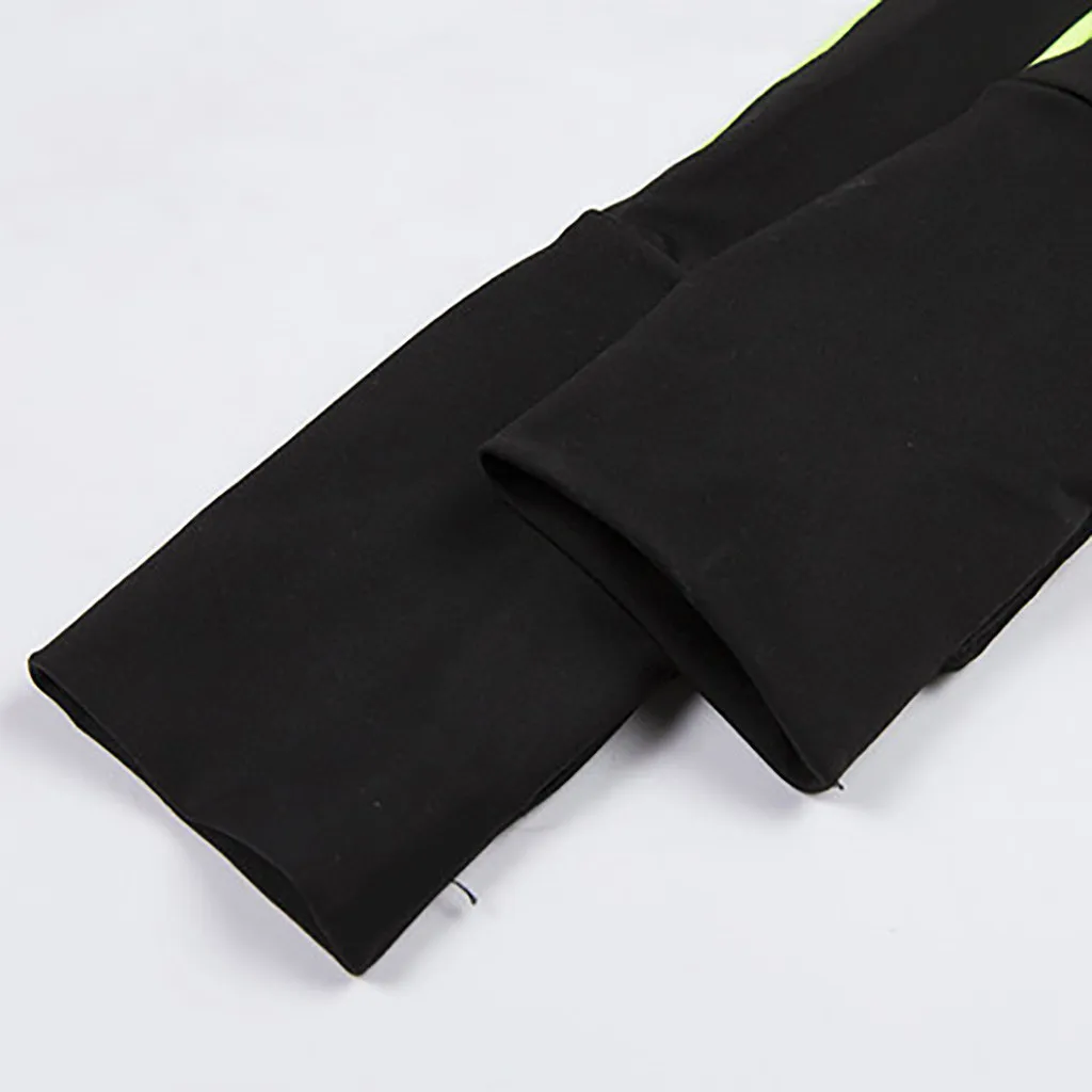 Женский спортивный костюм с длинными рукавами для тренировок легинсы фитнеса