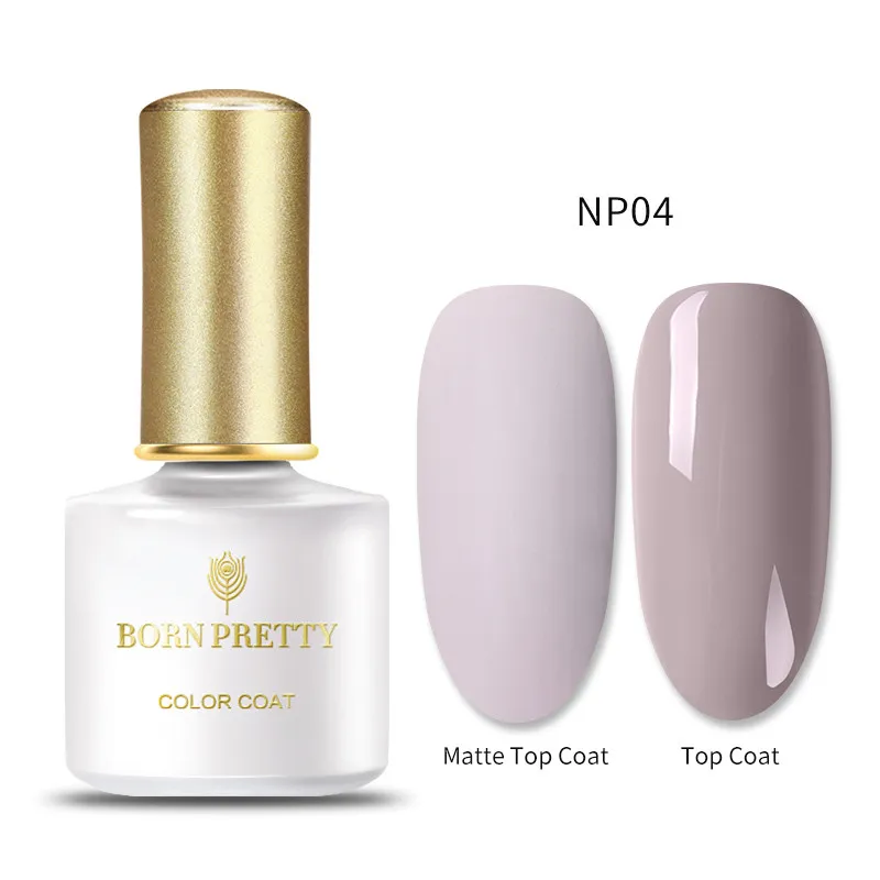 BP-NP04 BORN PRETTY Gel Polish Plum Color Semi Permanent Soak Off Gel Nail Polish 60 Colors Nail Art Gel Varnish Matt Top Coat Need 6ml - Цвет: BP-NP04