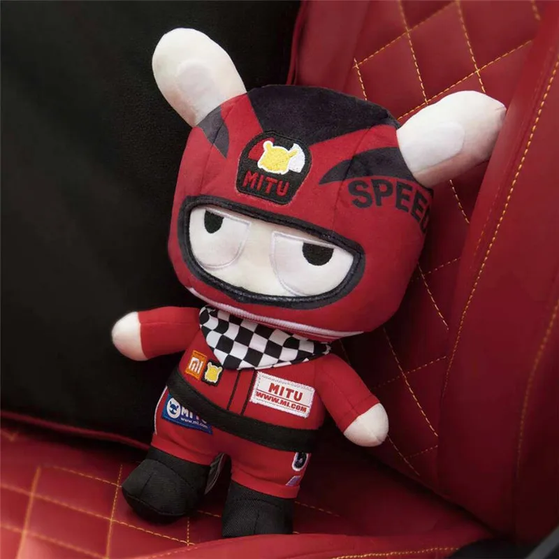 Racer Xiaomi Mitu Racer/милый кот/Кролик поросенок/маленький желтый цыпленок/25 см PP Хлопок и шерсть мультфильм милая игрушка подарок для детей - Цвет: Racer