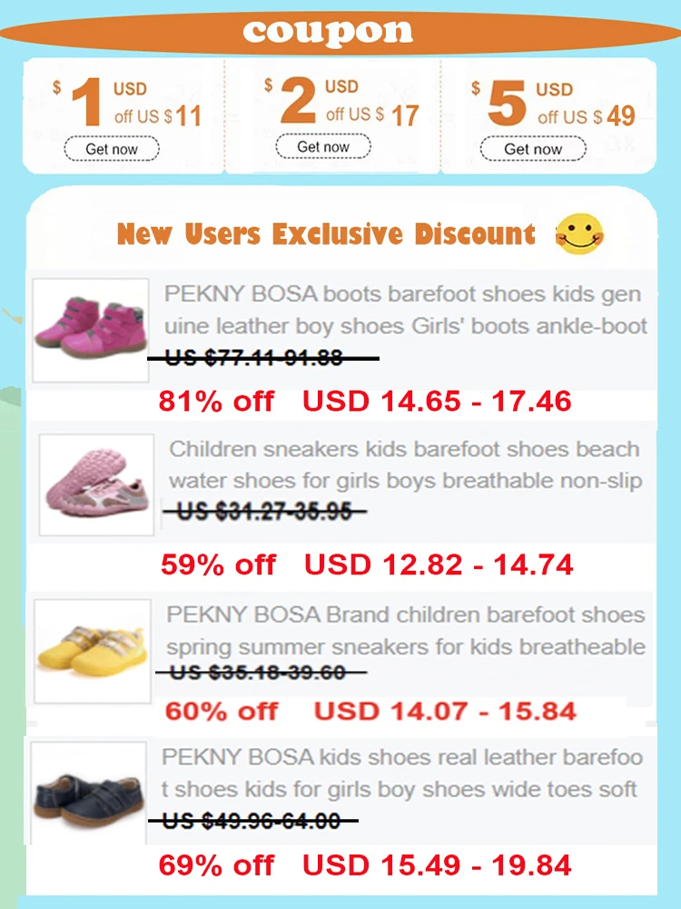 

Children sneakers kids barefoot shoes beach water shoes for girls boys breathable non-slip sports sneakers big size 29-38