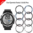 Чехол для смарт-часов Garmin Fenix 6, 6X, металлическое кольцо, защита от царапин