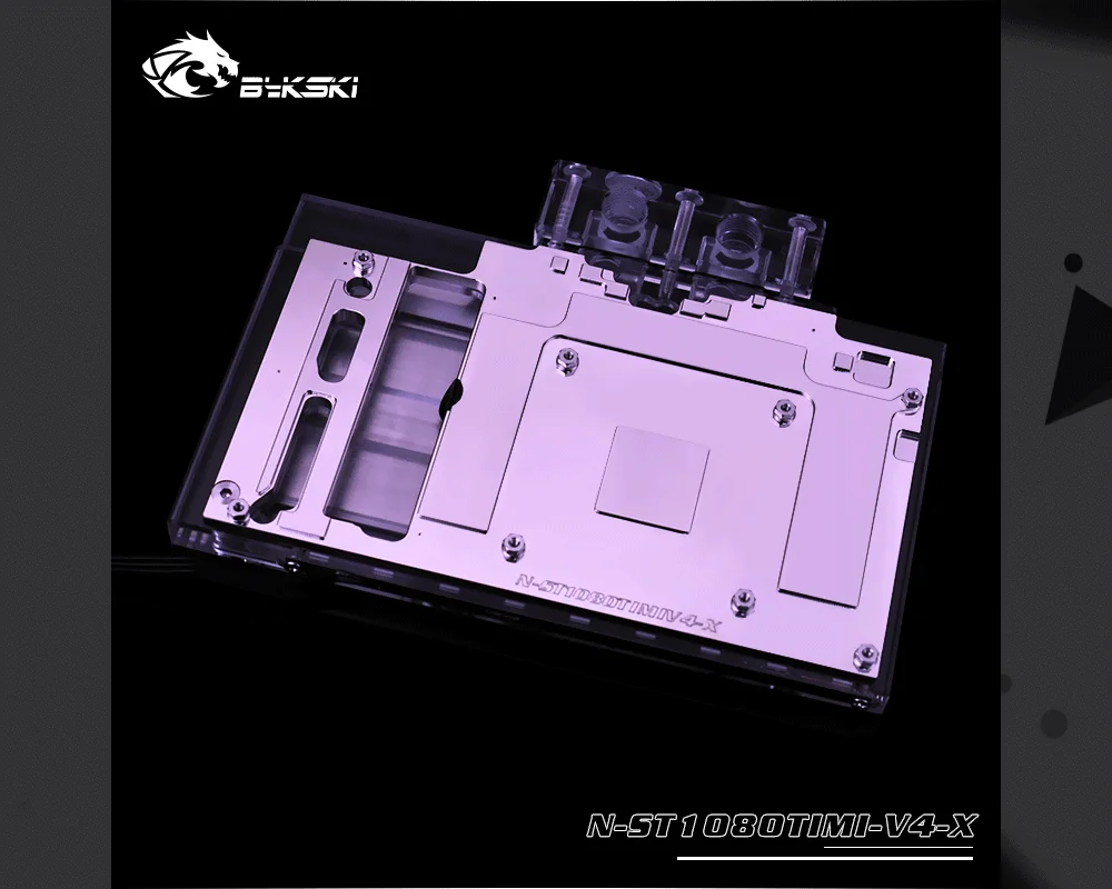 Bykski N-ST1080TIMI-X, полное покрытие видеокарты блок водяного охлаждения для ZOTAC GeForce GTX1080Ti Mini