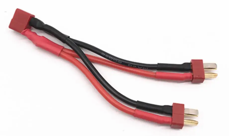 Для RC Lipo батареи Т-образные штекеры штепсельные Разъемы 1-2 Двойной аккумулятор