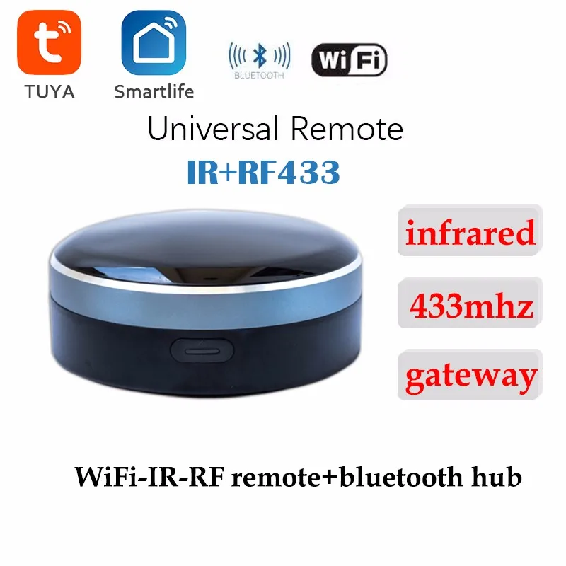 Tuya Smart Wifi Ir Rf Remote Life APP Control инфракрасный 433 МГц Радиочастотные Устройства