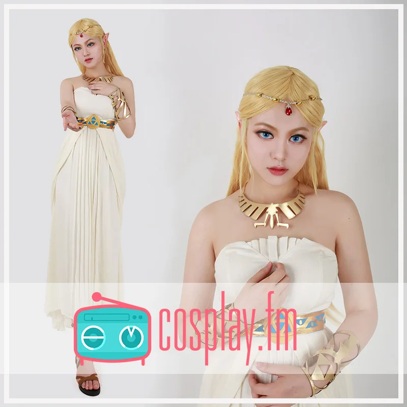 Платье принцессы для косплея Женское белое платье Костюм косплея|cosplay costume|costume