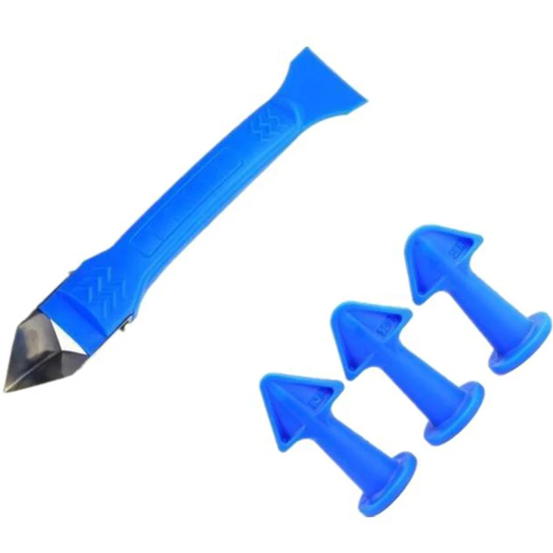 1 Набор Степлер герметик Гладкий скребок Затирка ручной инструмент силиконовый