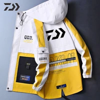daiwa fishing clothing men outdoor sport fishing jacket breathable hooded outerwear autumn for fishing clothes hiking windproof