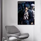 Плакат психопаса из аниме промо японский Shinya Kougami полиция борьба стена HD печать домашний декор для комнаты мальчика