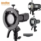 Кронштейн для вспышки Godox S2 Speedlite S1 обновленный S-тип держатель для вспышки Bowens для Godox V1 V860II AD200 AD400PRO TT600 софтбокс для тубуса
