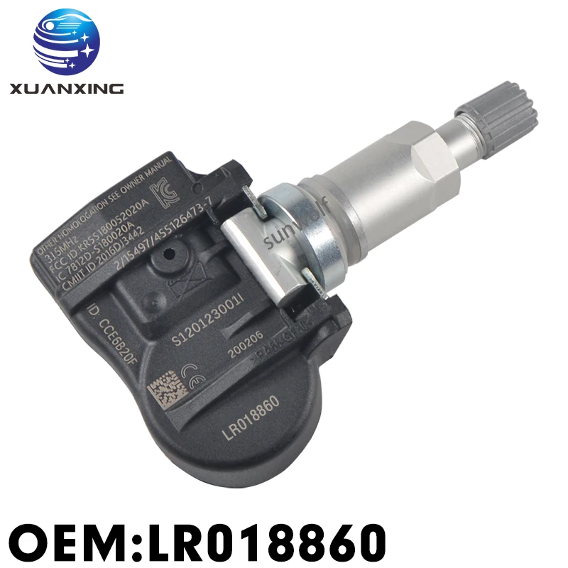 

LR018860 Tire Pressure Sensor Monitoring System TPMS 315Mhz For Land Rover LR3 Range Rover Evoque Sport Jaguar-S-Type XJ
