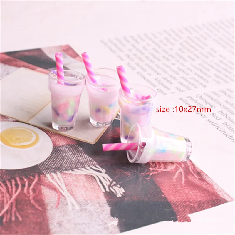 10 шт./упак. молочный цвет забавные подвески из смолы Пластиковые Подвески для