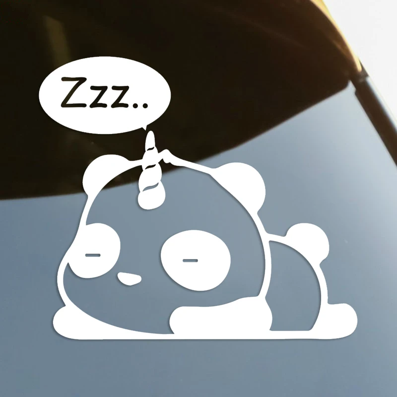 

Pandacorn Sleeping Die-Cut Vinyl Decal Car Sticker Waterproof Auto Decors on Car Body Bumper Rear Window Laptop #S60299
