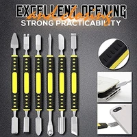 6Pcs double head Carbon Steel Metal Crowbar Set Mini Multi Home Appliance Disassemble Tool For watches glasses electronic device