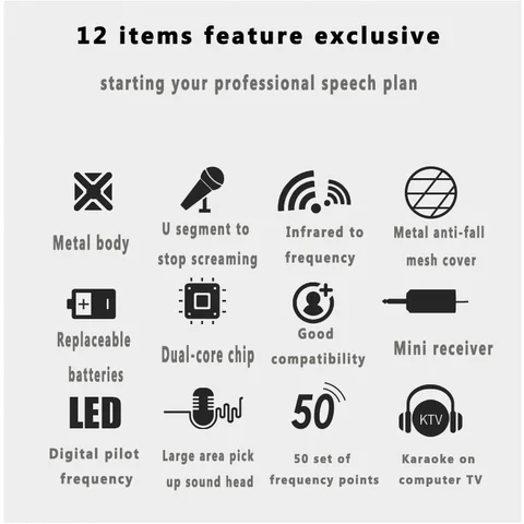 Беспроводная аудиосистема для конференций, настольный Регулируемый специальный микрофон с гусиной шеей