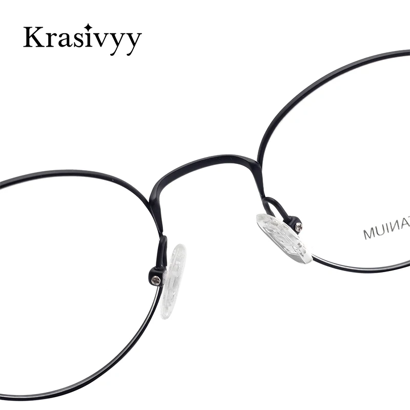 Оправа для очков Krasivyy из чистого титана брендовые дизайнерские оптические очки