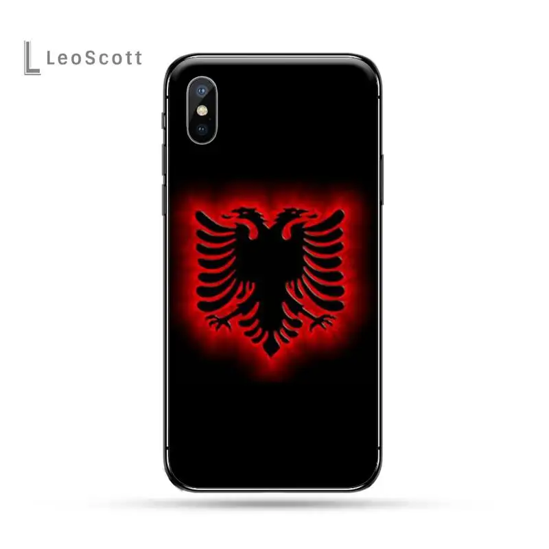 

albania flag fashion pattern high quality luxury Phone Case shell for iPhone 11 12 pro XS MAX 8 7 6 6S Plus X 5S SE 2020 XR