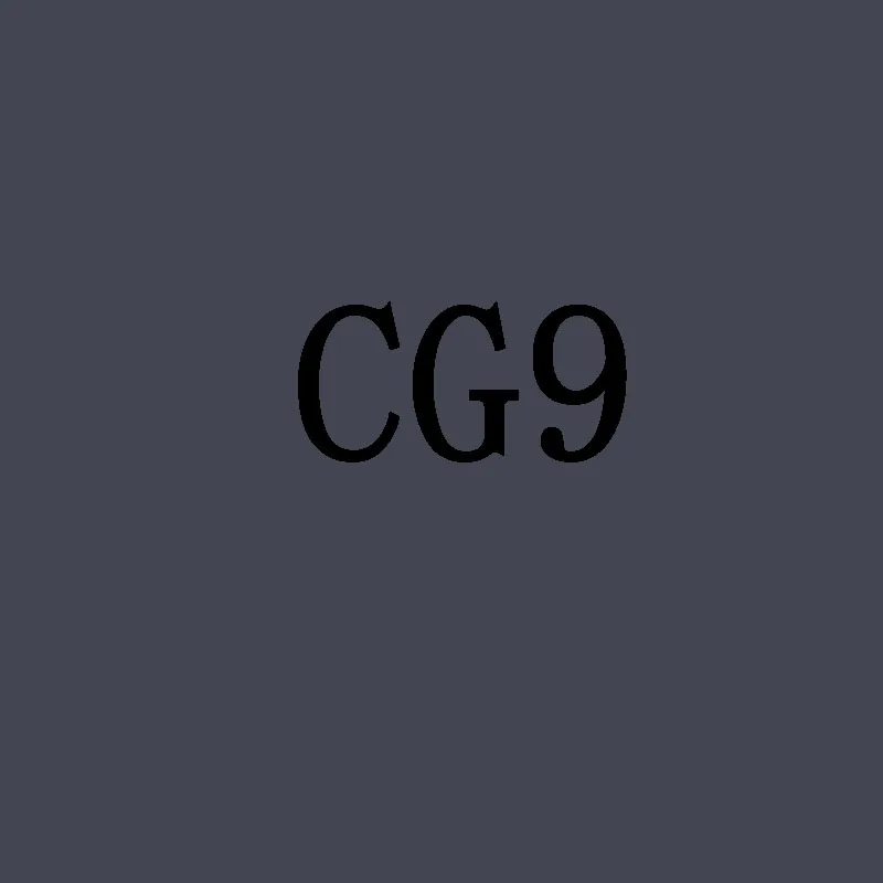 CG9 1 шт., 168 цветов, эскизный маркер, маслянистая художественная школьная Ручка, двуглавый, товары для рукоделия, маркеры для рисования, маркеры, набор, манга - Цвет: CG9