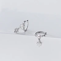 100 real 925 sterling silver pearl and star ear cuff earrings twisted non pierced cartilage earrings for women fine jewelry