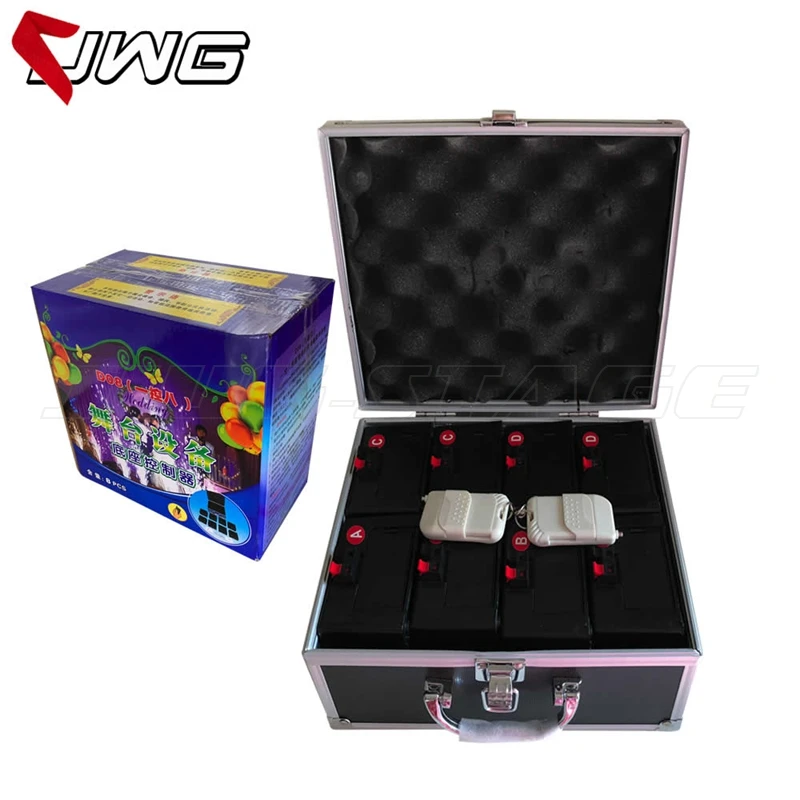 

Free Shipping Double Remote Control Wireless 8 Cues Receiver Cold Spark Firework Fountain Base Machine Stage Wedding Equipment