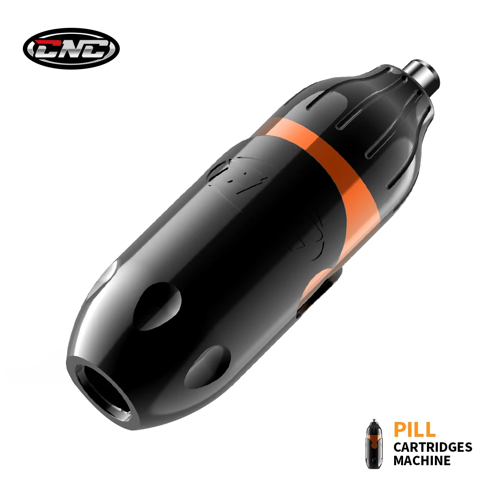 CNC Tattoo Pen Machine,Rotary Short Pen with German FAULHABER Motor and Aircraft Aluminum Alloy Carved CNC-Q3