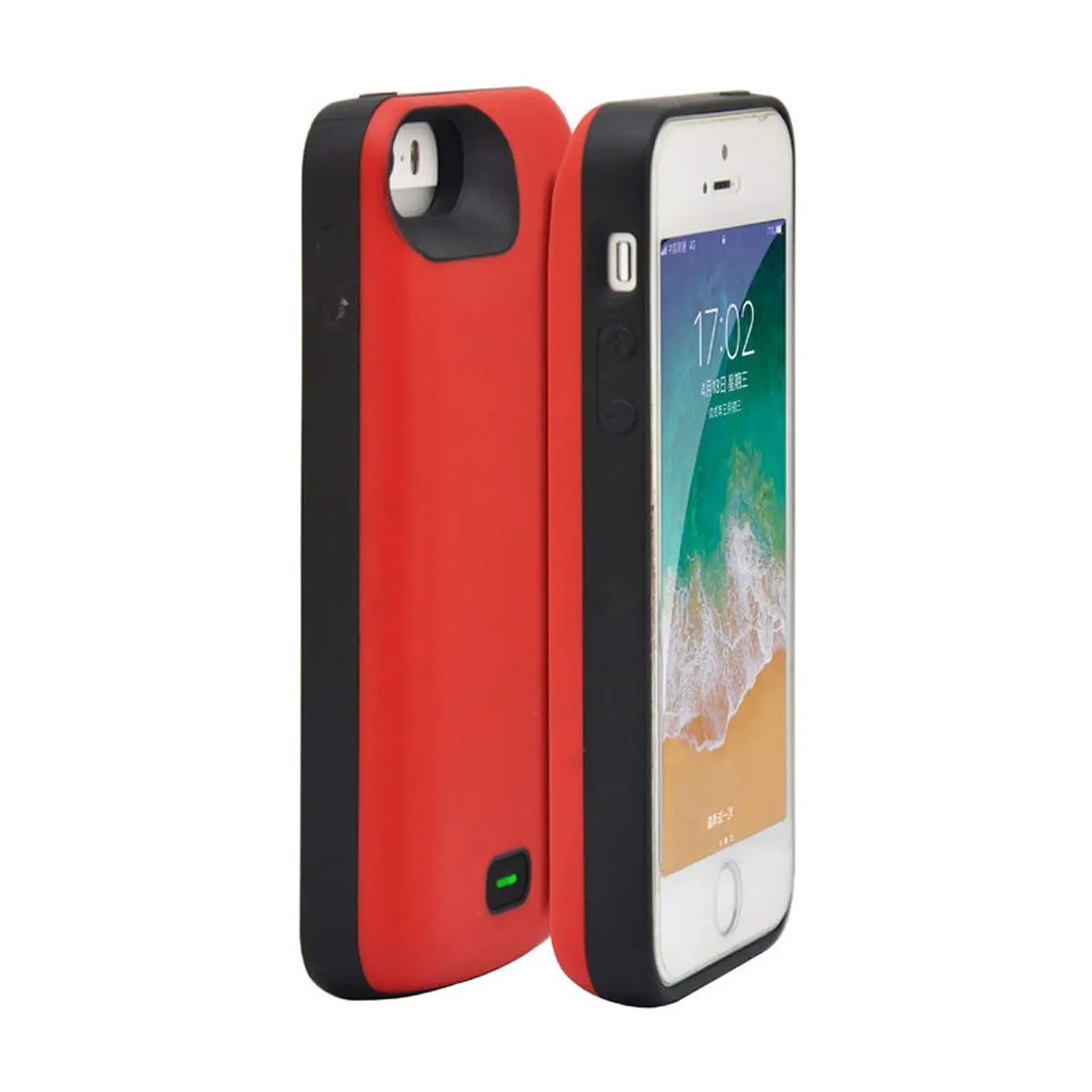 4000 мАч батарея зарядное устройство чехол для iphone 5 5S Крышка банк питания