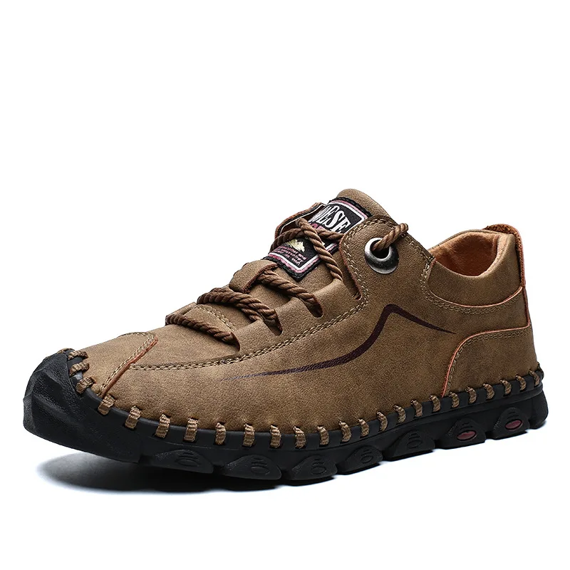 

Men's Leather Shoes 2021 Autumn New Fashion Casual Shoes Sports Large Size Pea Shoes Driving Shoes plus size