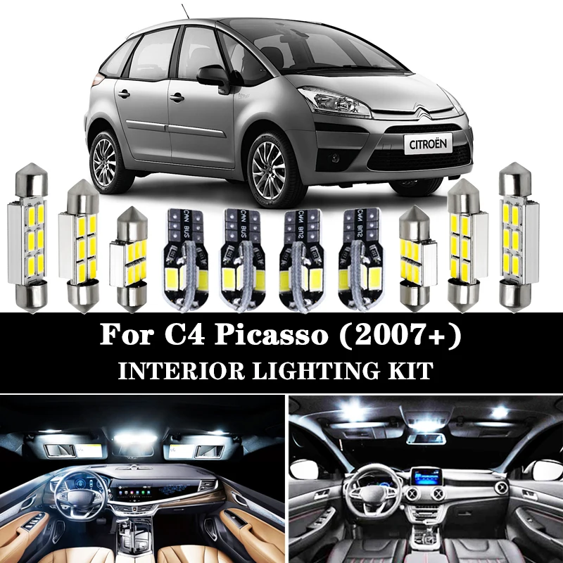 Идеальная лампочка для интерьера купольная карта освещения Комплект Citroen