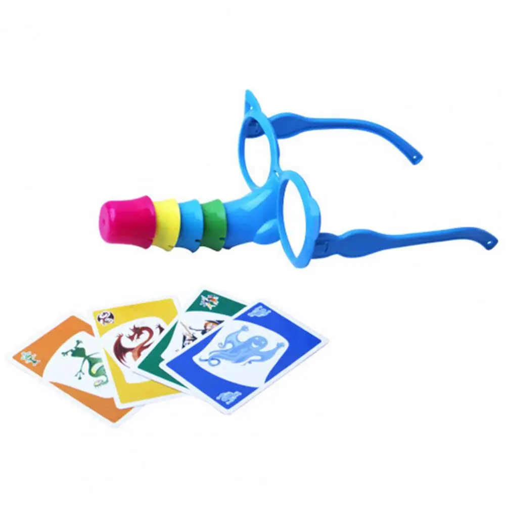 Детские забавные карточная игра лжец нос очки родитель-ребенок Интерактивная