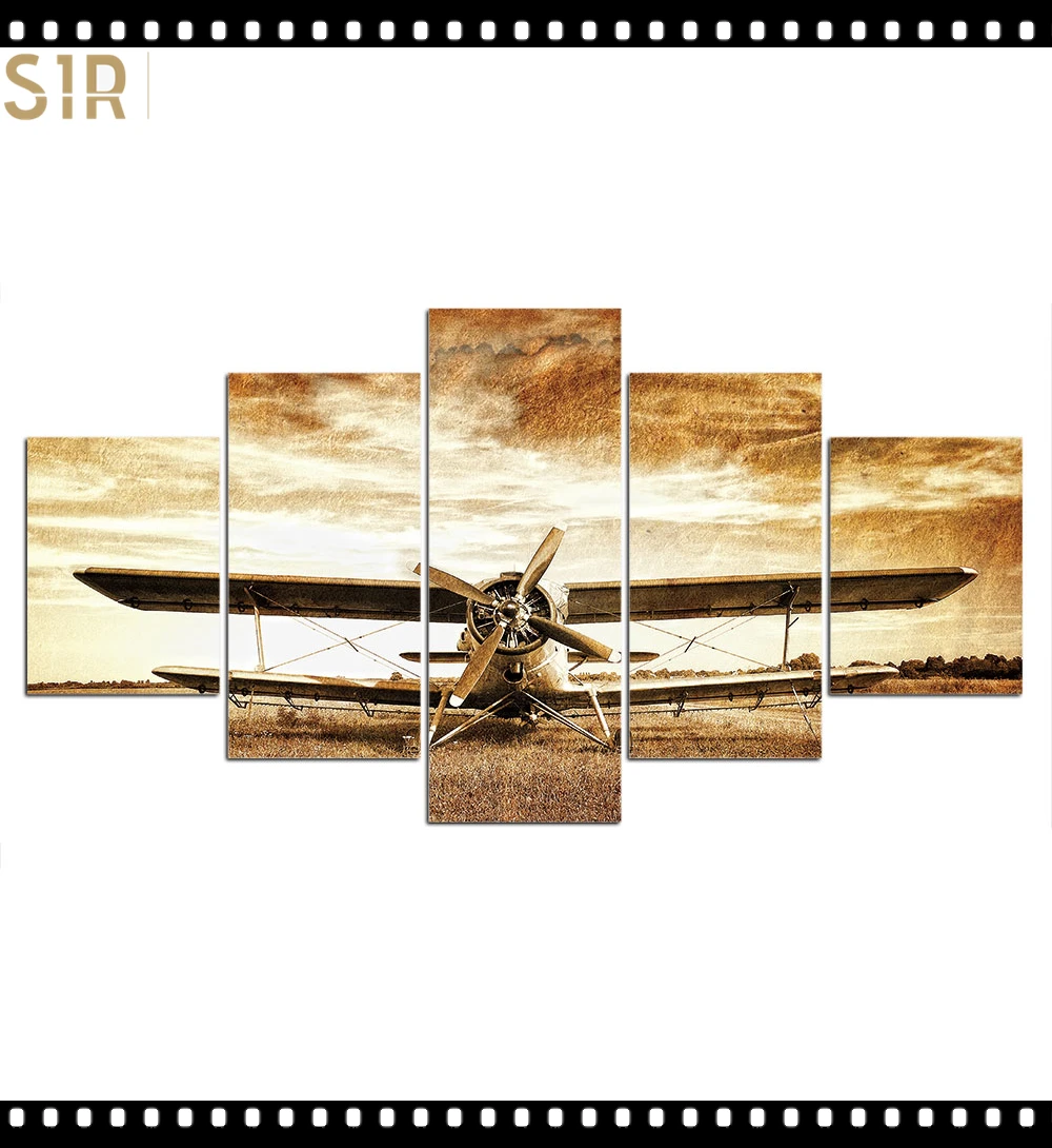 

Aircraft Decorations for The Five - Part Poster Living Room Decoration Room Decor Anime Decor Wall Paintings Home Decor Wall Art
