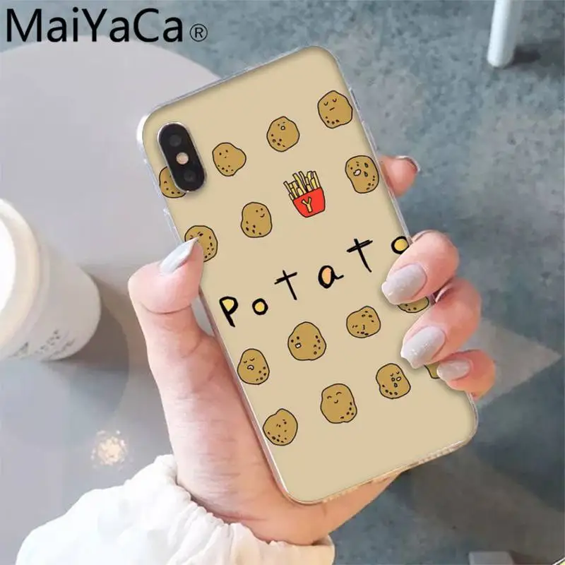 

MaiYaCa Vegetables Broccoli Pumpkin tomato eggplant Phone Case for iPhone 5S 8 7 6 6S Plus X XSMAX 5 SE XR 12 11 pro max fundas
