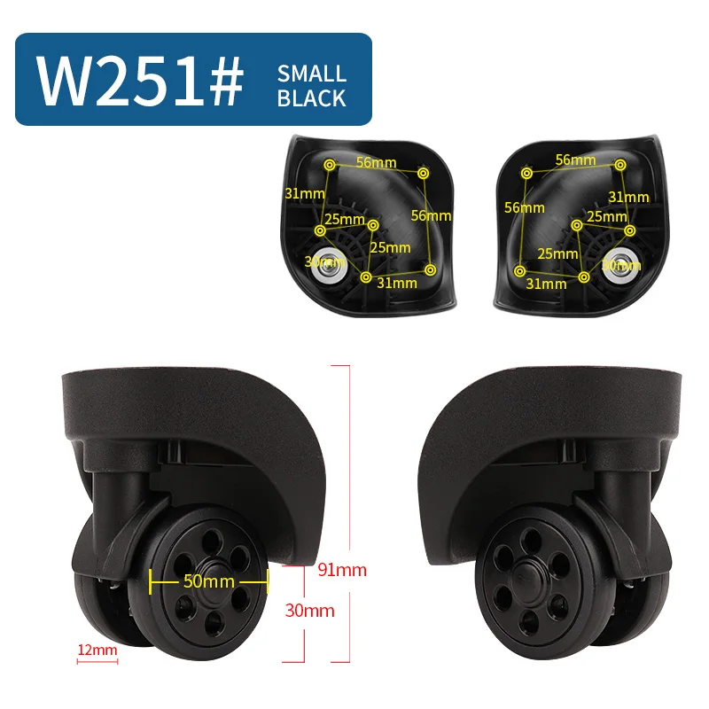 Luggage Wheel Tool Trolley Case Carrying Case Caster Aircraft Silent Wheel Maintenance Reinforced 20 Inch 26 Inch