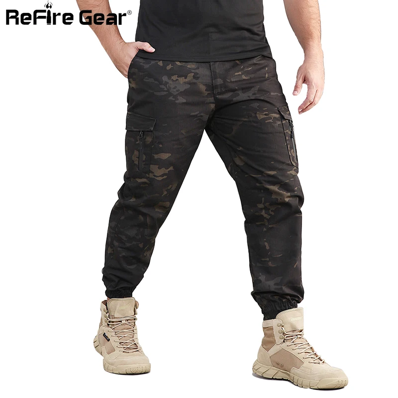 Брюки ReFire мужские камуфляжные тактические Джоггеры в стиле милитари армейские