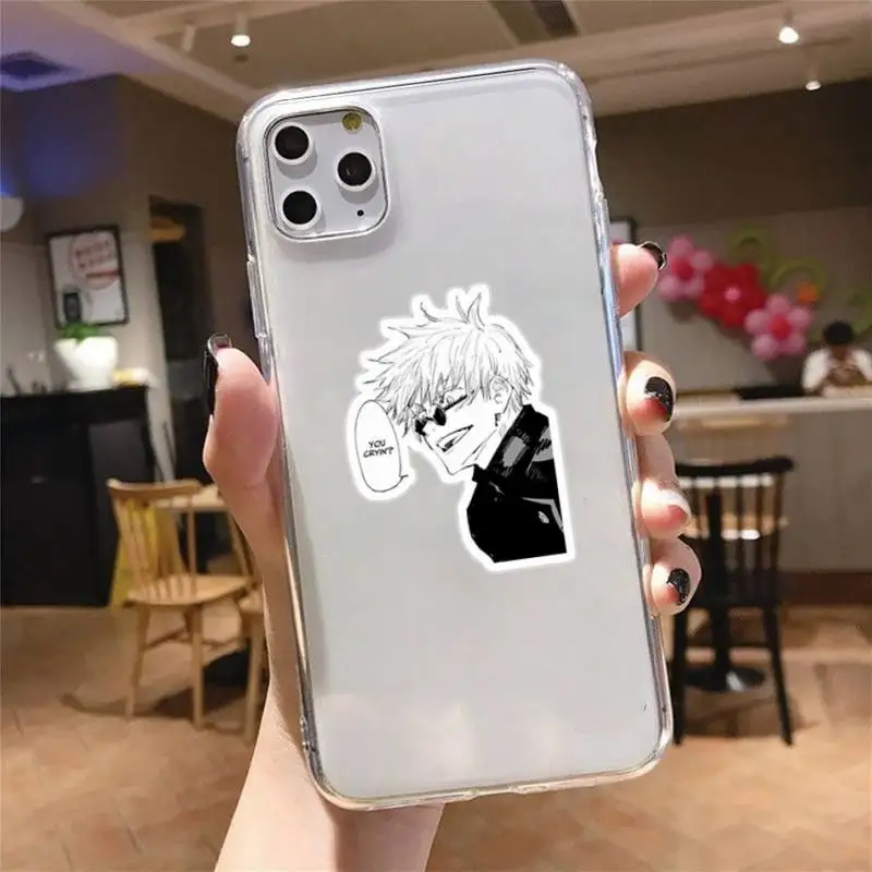 

Jujutsu Kaisen Anime Cartoon Phone Case Transparent soft For iphone 5 5s 5c se 6 6s 7 8 11 12 plus mini x xs xr pro max