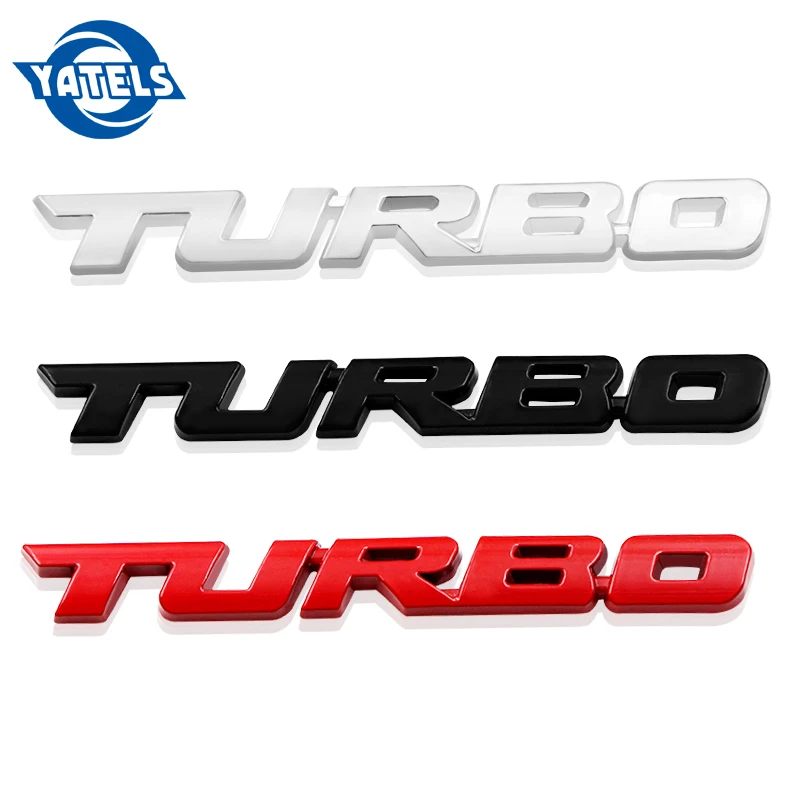 3D металлический автомобильный Стайлинг Turbo Boost загрузка увеличения
