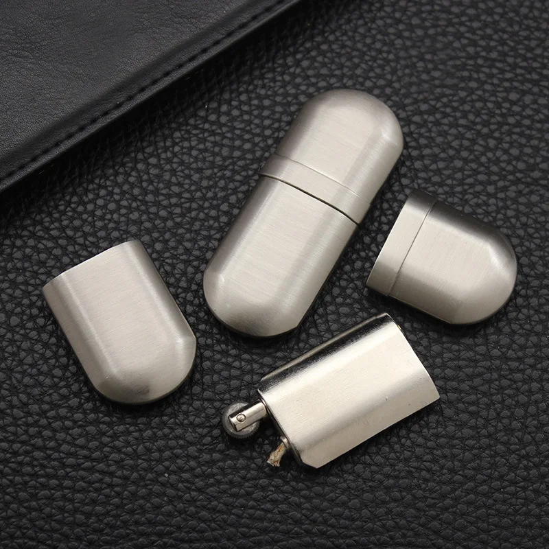 Creative Capsule Korosene Lighter Cigarette IP65 Windproof Outdoor Adventure Smoking Accessories Gadgets for Men | Дом и сад