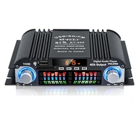 bt 998 hifi digital audio amplifier lcd display classd power amplificador bluetooth radio car home speaker fm usb sd