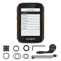 coospo wireless gps bicycle speedometer odometer bike computer 2 4 inch with ble5 0 ant app sync sensor waterproof with mount